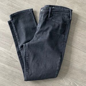 Power slim straight high rise jeans